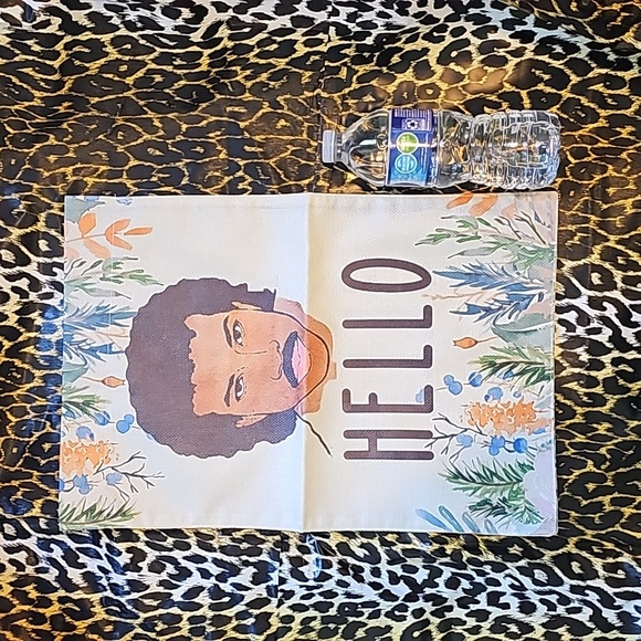 BEST GARDEN FLAG EVER Lionel Richie HELLO - Picture 2 of 2